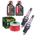 HONDA VT 125 C / C2 SHADOW 1999-2009 olej + filtr HF113 + świece-55159