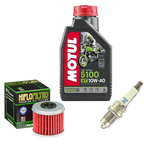HONDA CRF 250 R 2005-2009 olej + filtr HF116 + świeca