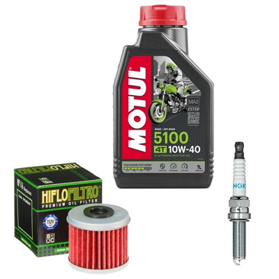 HONDA CRF 450 R 2009-2023 olej + filtr HF116 + świeca-70631