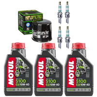 HONDA CBR 600 RR (PC40) 2007-2008 olej + filtr HF204 + świece-55179