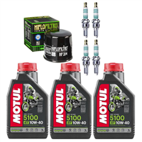 HONDA CBR 600 RR (PC37) 2003-2004 olej + filtr HF204 + świece-55183