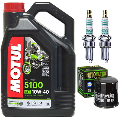 HONDA XL 1000 V VARADERO 1999-2002 olej + filtr HF303 + świece-55211