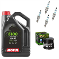 HONDA VFR 1200 F 2010-2012 olej + filtr HF204 + świece-104814