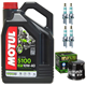 HONDA VTX 1800 (SC46) 2002-2008 olej + filtr HF204 + świece-55690