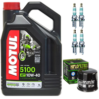 HONDA VTX 1800 (SC46) 2002-2008 olej + filtr HF204 + świece-55690