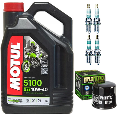 HONDA VTX 1800 (SC46) 2002-2008 olej + filtr HF204 + świece-55690