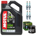 HONDA VTX 1800 (SC46) 2002-2008 olej + filtr HF204 + świece-55690