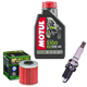 KAWASAKI KX-F KX 250 F 2009-2010 olej + filtr HF207 + świeca-55228