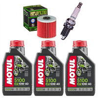 KAWASAKI KLR650 KL KLR 650 1987-2010 KLX 93-97 olej + filtr HF123 + świeca