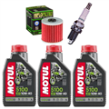 KAWASAKI KLR650 KL KLR 650 1987-2010 KLX 93-97 olej + filtr HF123 + świeca-55245