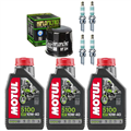 KAWASAKI ZX 1000 ZX-10R 2004-2005 NINJA olej + filtr HF204 + świece-55270