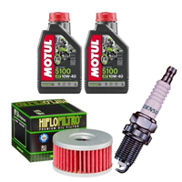 SUZUKI DR 350 S OFF ROAD 1990-1993 SH 1992-1993 olej + filtr HF136 + świeca-55291