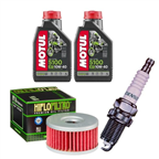 SUZUKI GZ 250 MARAUDER 1999-2010 olej + filtr HF136 + świeca