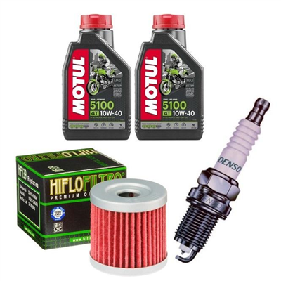 SUZUKI DR-Z 400 E / S / SM 2000-2015 olej + filtr HF139 + świeca-55295