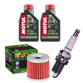 SUZUKI DR-Z 400 E / S / SM 2000-2015 olej + filtr HF139 + świeca-55295