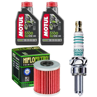 SUZUKI RM-Z 450 2005-2015 RM-X 450 Z 2010-2013 olej + filtr HF207 + świeca-55298
