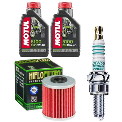 SUZUKI RM-Z 450 2005-2015 RM-X 450 Z 2010-2013 olej + filtr HF207 + świeca-55298