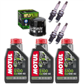 SUZUKI DL 650 V-STROM 2007-2023 olej + filtr HF138 + świece-55303