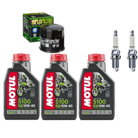 SUZUKI DL 1000 V-STROM 2002-2012 olej + filtr HF138 + świece