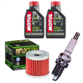SUZUKI AN 400 BURGMAN 2007-2017 EXECUTIVE 2009-2016 olej + filtr + świeca-55328