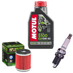 YAMAHA YZF-R 125 2008-2014 olej + filtr HF141 + świeca