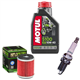 YAMAHA WR 125 X / R 2009-2014 olej + filtr HF141 + świeca-55331