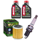 YAMAHA WR 400 F 1997-2001 WR 426 F 2001-2002 olej + filtr HF142 + świeca-55348