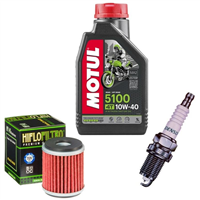 YAMAHA YZ-F YZ 450 F 2009-2015 olej + filtr HF140 + świeca-55361