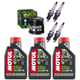 YAMAHA XJ-6 DIVERSION 2009-2016 olej + filtr HF204 + świece-55411