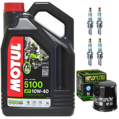 HONDA CB 1100 SF-Y X-ELEVEN X-11 1999-2003 olej + filtr HF303 + świece-55449