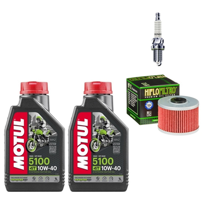 KAWASAKI KLX300-D KLX 300 / R / SM 2021-2023 olej + filtr HF112 + świeca-104007