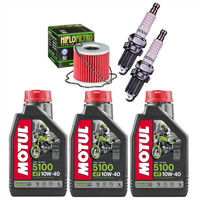 SUZUKI GR 650 D / E / F / X 1983-1989 olej + filtr HF133 + świece-55490