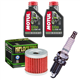SUZUKI UH 200 K L BURGMAN 2007-2014 olej + filtr HF131 + świeca-55509