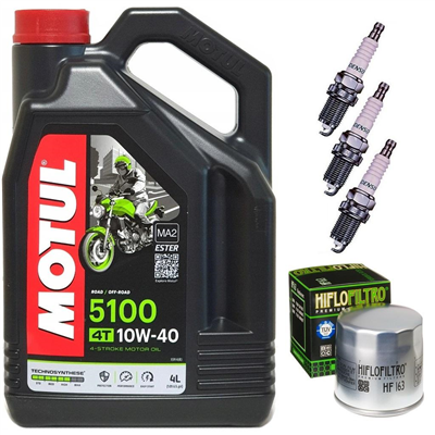 BMW K 75 C / S / RT 1985-1997 olej + filtr HF163 + świece-55546