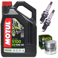 BMW R 1100 R / RT / S / GS olej + filtr HF163 + świece-55552