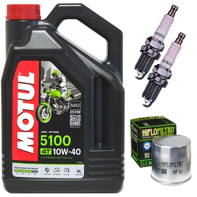 BMW R 850  R850 RS / S 2001-2006 olej + filtr HF163 + świece-55551