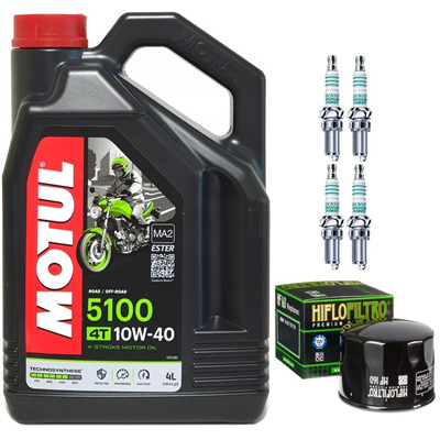 BMW K 1300 GT / R / S 2009-2014 olej + filtr HF160 + świece-55563