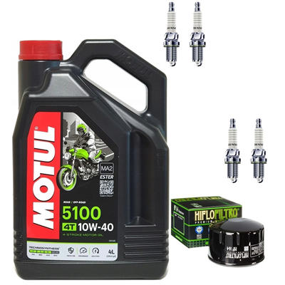 BMW R 1200 R1200 S / GS ADVENTURE 2006-2009 olej + filtr HF164 + świece-104015