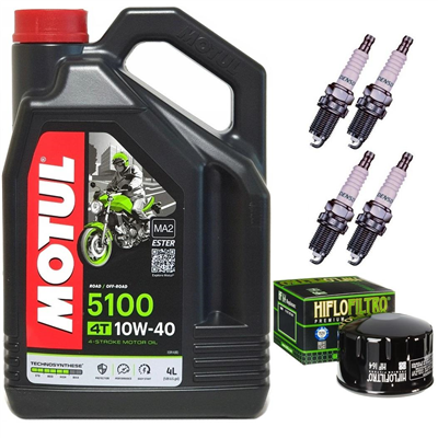 BMW R 1200 GS 04-11 R 07-10 RT 05-09 ST 05-08 olej + filtr HF164 + świece-55565