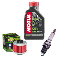 BMW C1 125 / C1 200 2000-2005 olej + filtr HF185 + świeca-55566