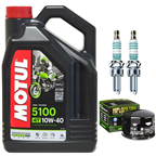 APRILIA SMV 750 DORSODURO 2008-2014 olej + filtr HF565 + świece