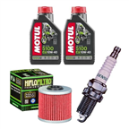 KYMCO PEOPLE GT 300 I 2010-2013 olej + filtr HF566 + świeca