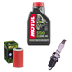 KYMCO 200 DINK I.E. 06-13 / YAGER GT 2010-2013 olej + filtr HF562 + świeca-55608