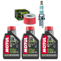 HONDA TRX680 TRX 680 FOURTRAX RINCON 2006-2023 olej + filtr HF111 + świeca-55623