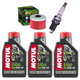 HONDA TRX 350 400 450 FOURTRAX FOREMAN olej + filtr HF113 + świeca-55624