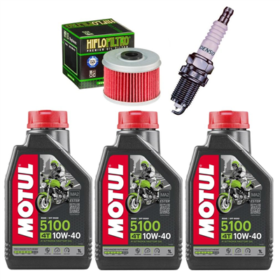 HONDA TRX 350 400 450 FOURTRAX FOREMAN olej + filtr HF113 + świeca-55624
