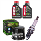 KAWASAKI KVF 360 PRAIRIE 2003-2014 olej + filtr HF204 + świeca-55627