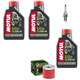 ARCTIC CAT 400 DVX 2004-2008 QUAD olej + filtr HF139 + świeca-104024