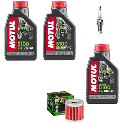 ARCTIC CAT 400 DVX 2004-2008 QUAD olej + filtr HF139 + świeca-104024