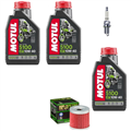 ARCTIC CAT 400 DVX 2004-2008 QUAD olej + filtr HF139 + świeca-104024